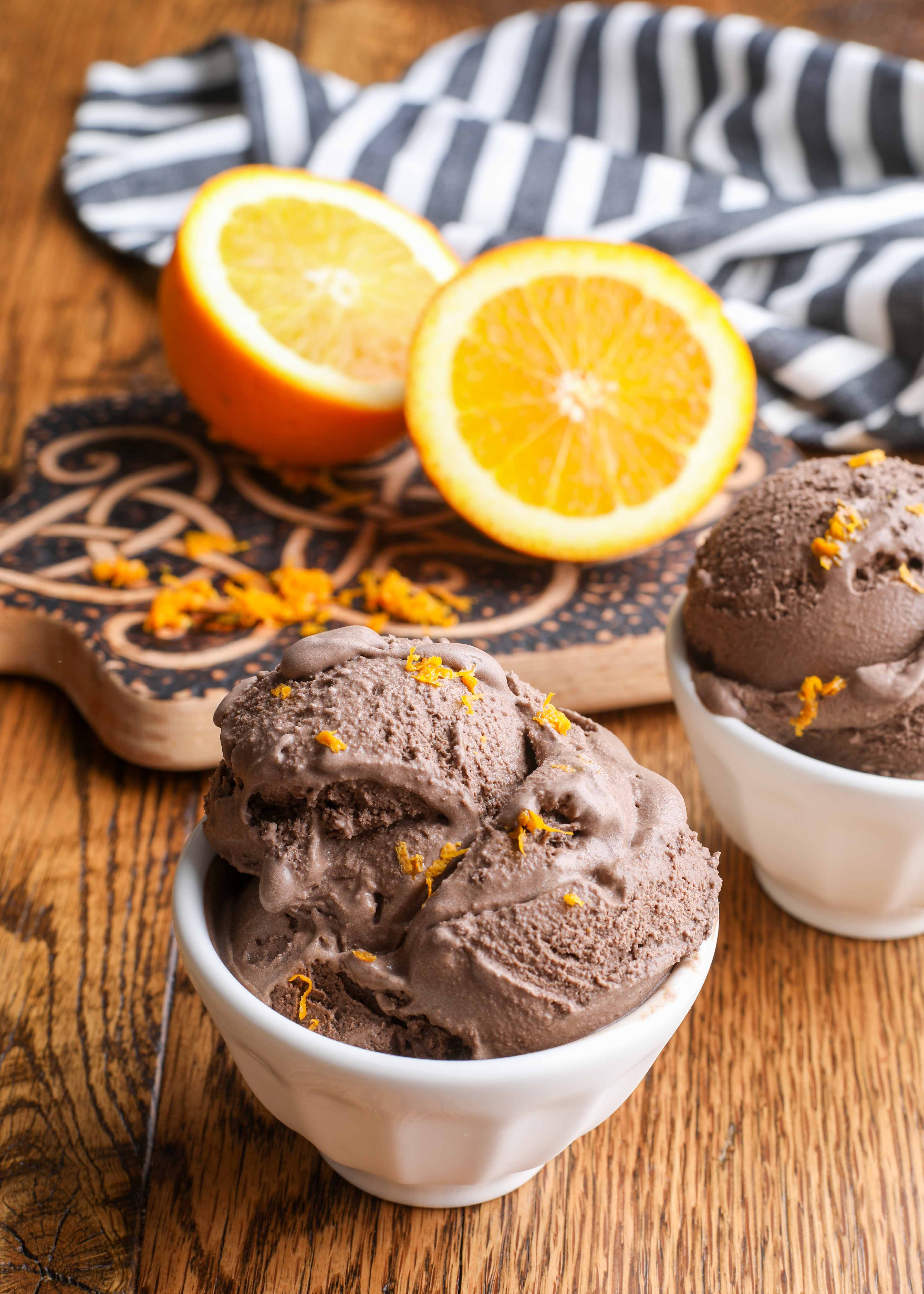 Dark or Sweet? Customize Your Rich Chocolate Orange Ice Cream